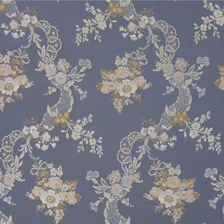 Classic Luxury Embroidery Yarn Dyed Jacquard Fabric for Sofa Curtain from China Factory