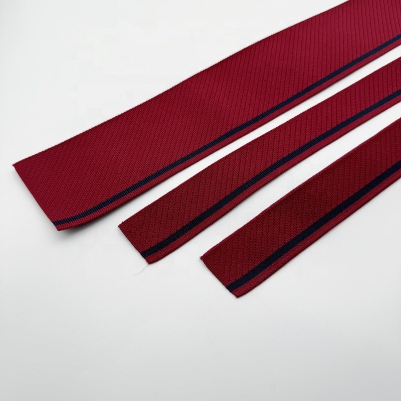 Elegant Polyester Jacquard Knitted Collar Stylish Flat Knit Neckline Accessory