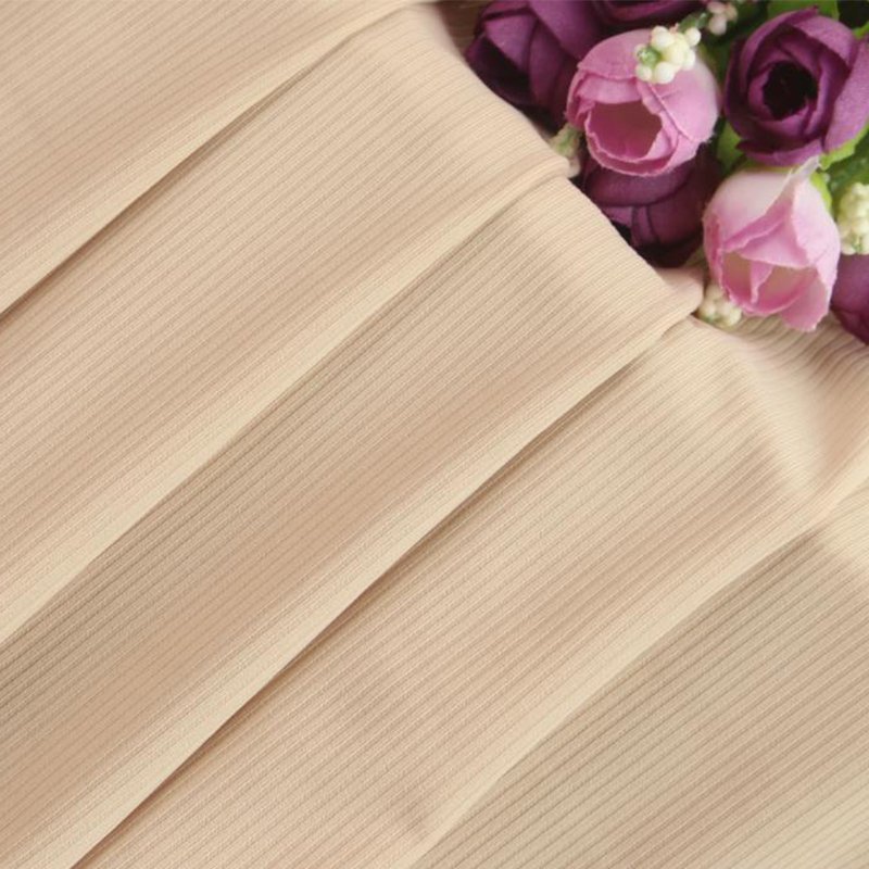 OEM Custom Wholesale 160Gsm Sun Protection Cool Feeling Fabric 88% Nylon 12% Spandex Double-Sided Ribbing Swimsuits Fabric