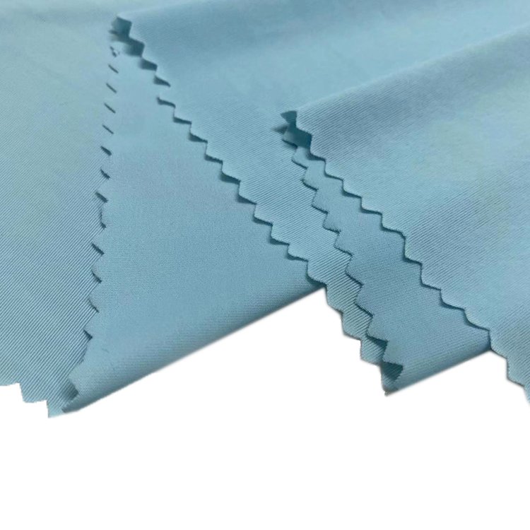 80 nylon 20 spandex 120 gsm 4 way stretch Ribbed swimwear fabric for bikini bra yoga sportswear