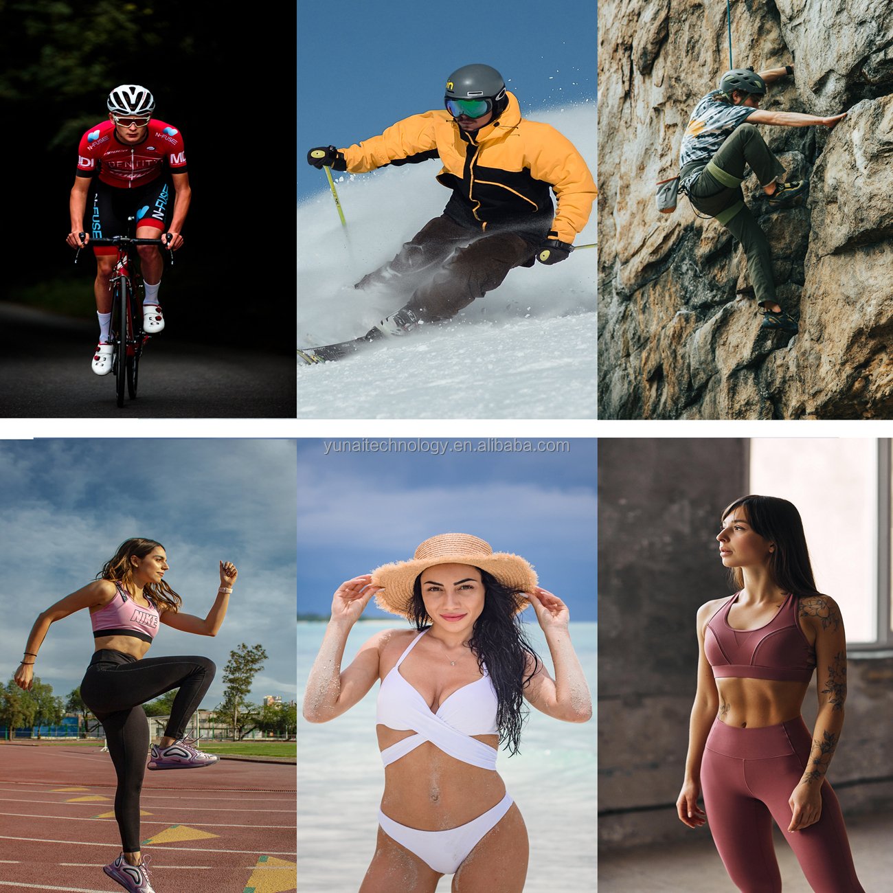80 nylon 20 spandex 120 gsm 4 way stretch Ribbed swimwear fabric for bikini bra yoga sportswear