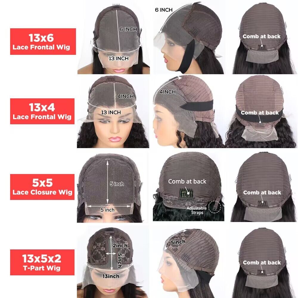 Wholesale Natural Hairline Wig Human Hair High Quality Deep Wave 13*4 Hd Swiss Lace Frontal Wigs