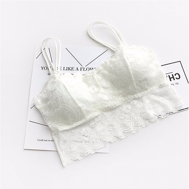 TONGYANG Women Sexy Vest Chest Padded Tank Tops For Women Fitness Underwear Lace Crop Top