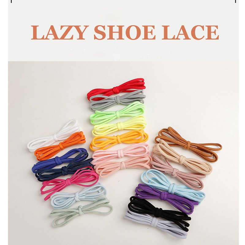 Elastic No Tie Shoe Laces for Adults Kids Elderly Factory Price Made of Polyester Capsule System Design