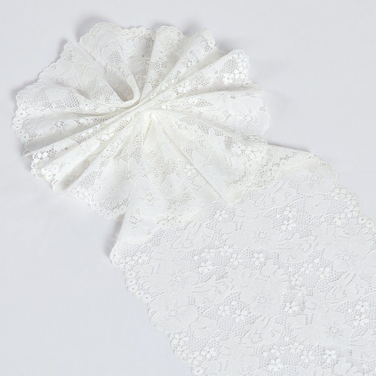 Elastic Lace 20CM French Stretch Lace Trim Mesh Lace Fabrics For Women Dress Garment Underwear