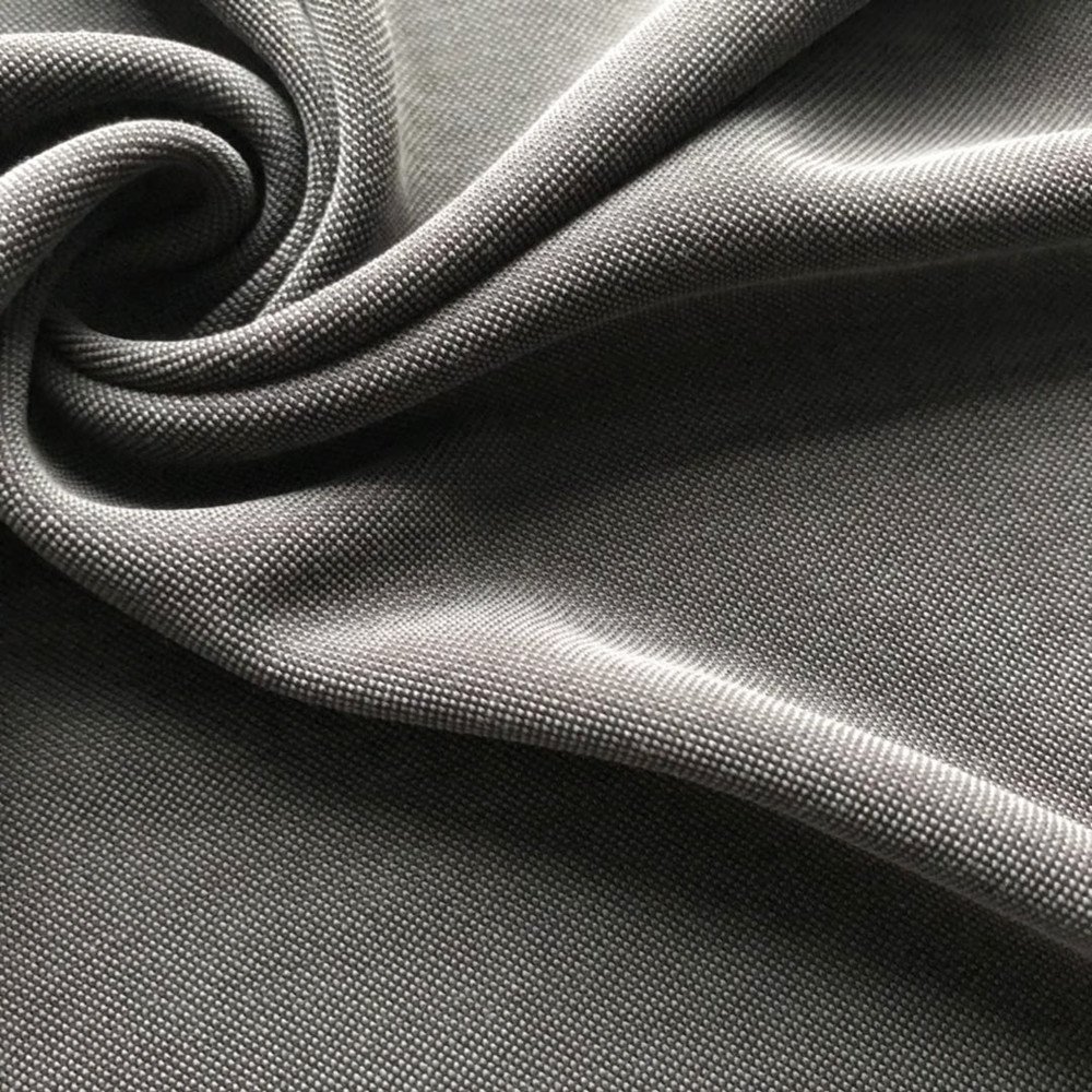 Factory Price Sportswear Polyester cotton Black Stretch Eyelet Birds Eye Pique Knitted Fabric For polo Shirt