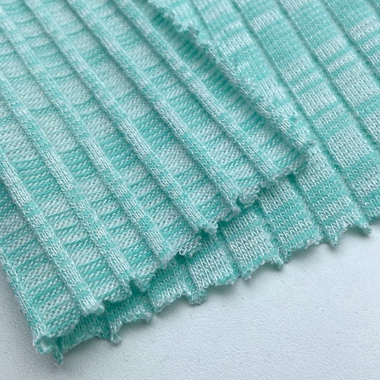 Wholesale manufacturer rayon cotton spandex knit wide 7*4 viscose stretch rib fabric for cardigan
