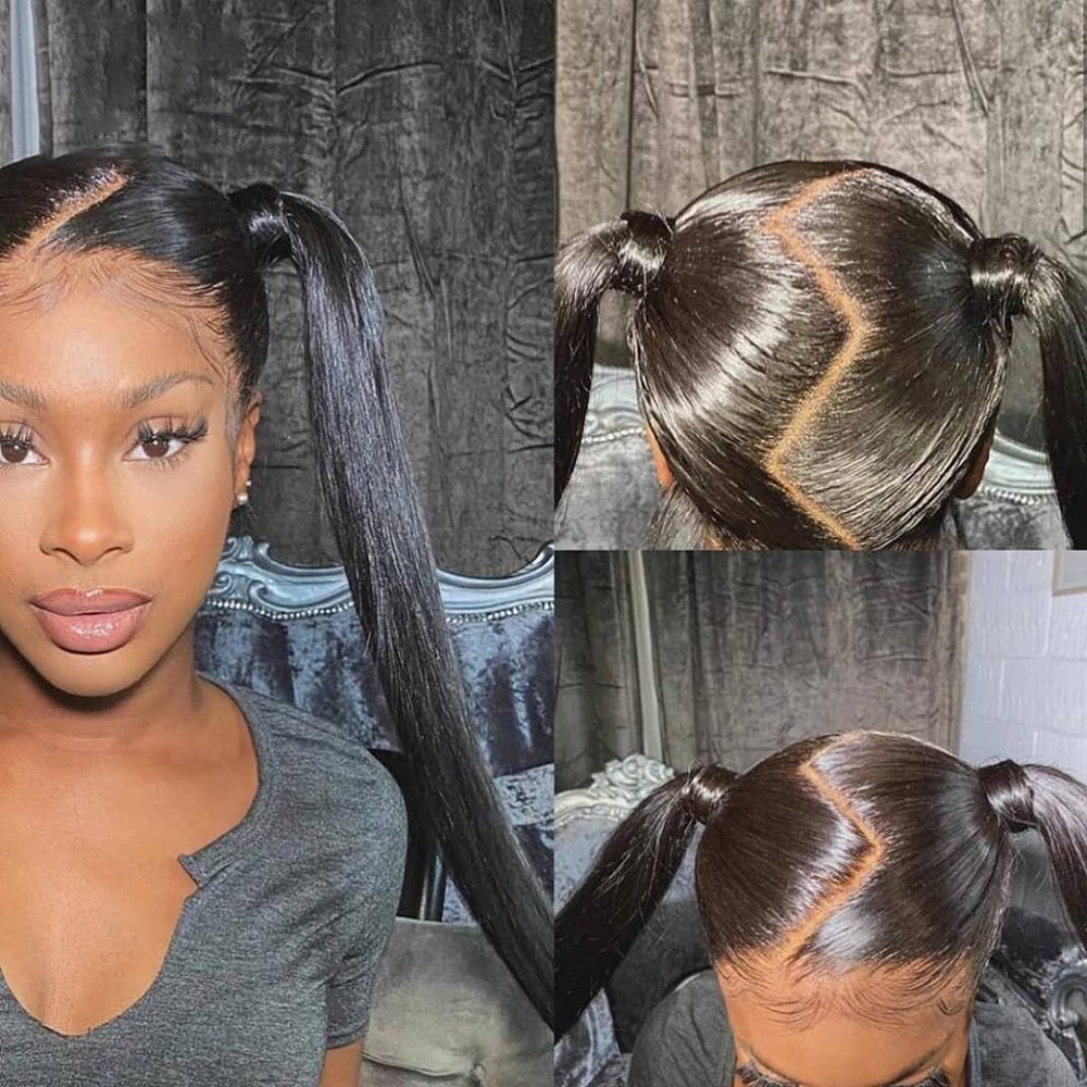 XBL Lace Front Wig, Pre Pluck Lace Wig with Baby Hair, Lace Front Wig for Black Human Hair Brazilian Women Long Transparent