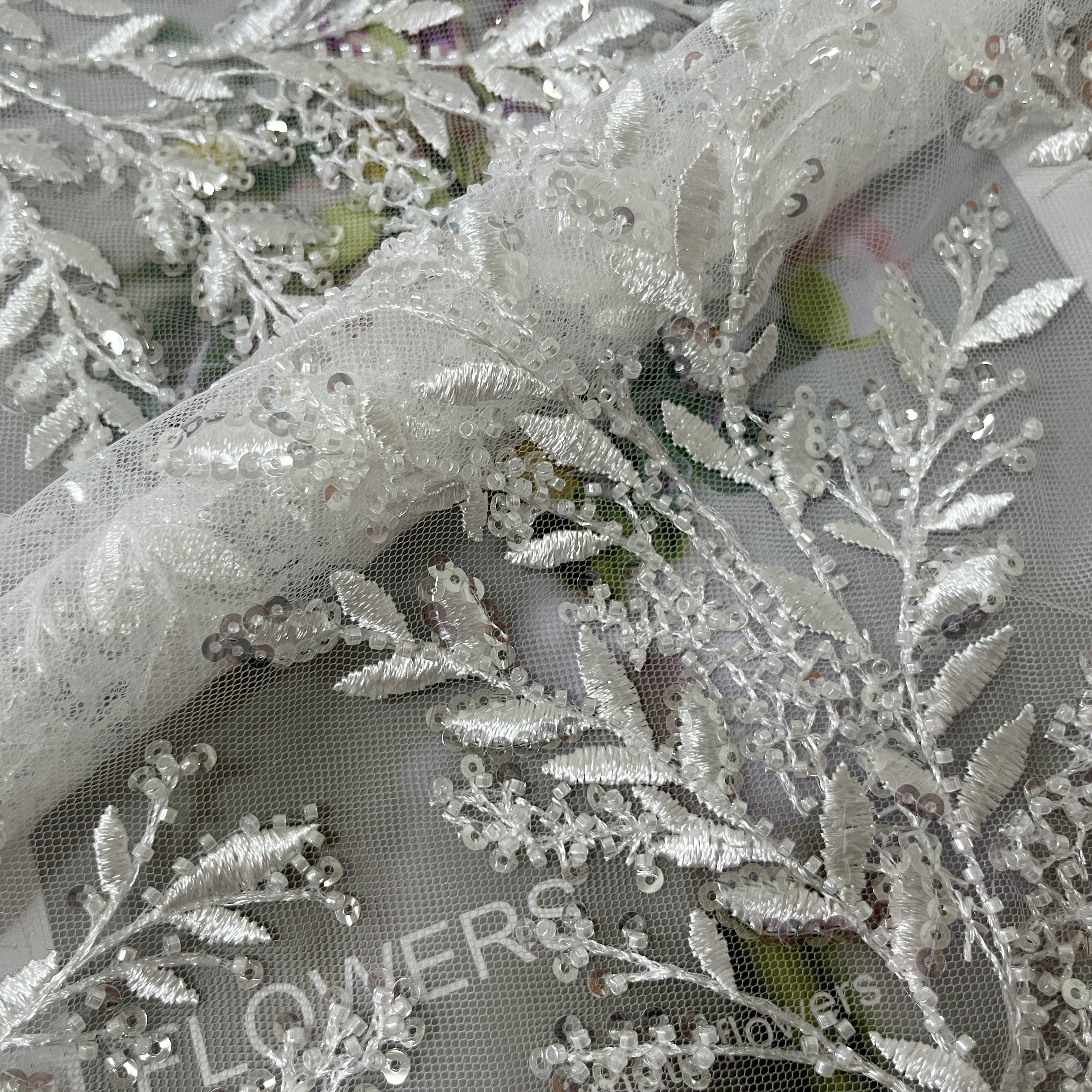 Turkish floral dress lace fabric for party