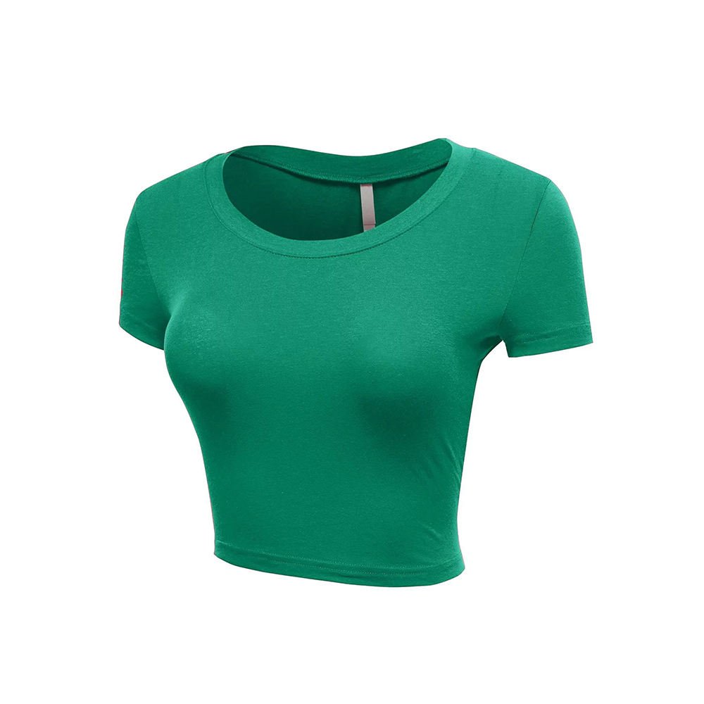 Gym Crop Tank Tops Women's Relaxed Muscle Fitness Athletic Yoga Crop Top Ladies Casual Solid Color Cropped T-shirts Women