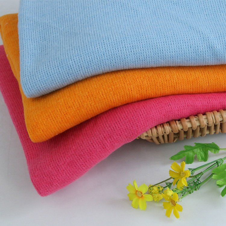 6088# 97%polyester 3%spandex french rib knit thick needle for coats sweaters fashion 320g heavy weight polyester rib knit fabric