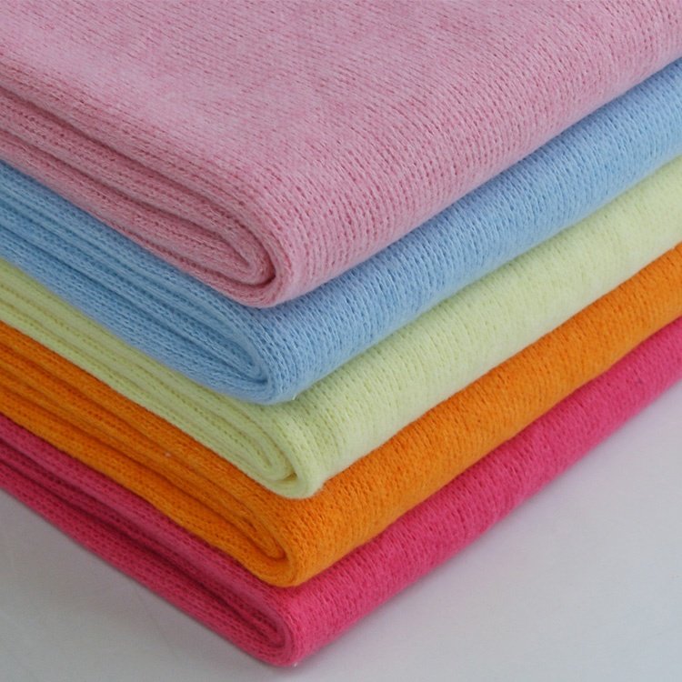 6088# 97%polyester 3%spandex french rib knit thick needle for coats sweaters fashion 320g heavy weight polyester rib knit fabric
