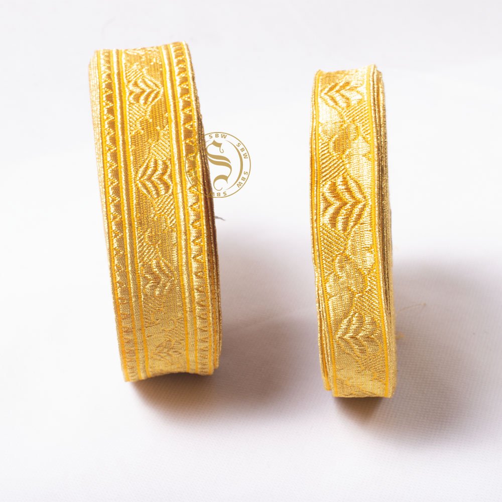 2024 OEM French Designer Service Wholesale Unique Designed Customized Braids Lace Gilt Lace