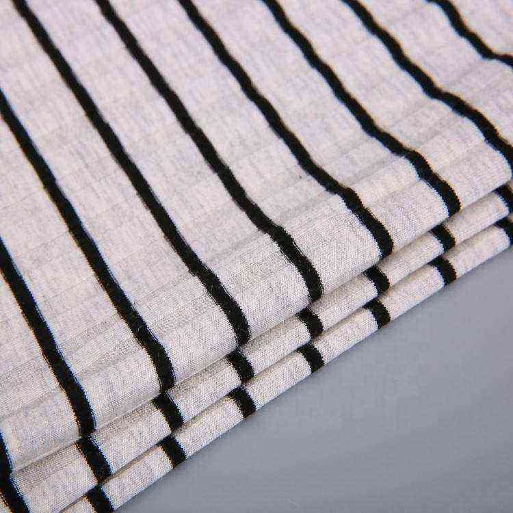 New products china knitted yarn dyed 11x8 rib garment fabric custom for clothing