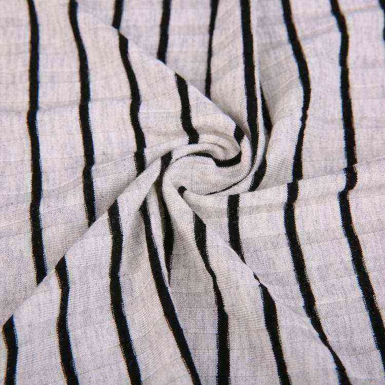New products china knitted yarn dyed 11x8 rib garment fabric custom for clothing