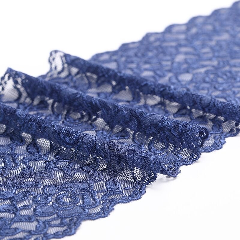 Handmade DIY Craft Underwear Accessories Garment Sewing Fringe Ribbon 17cm width Spandex Trim Lace Fabric