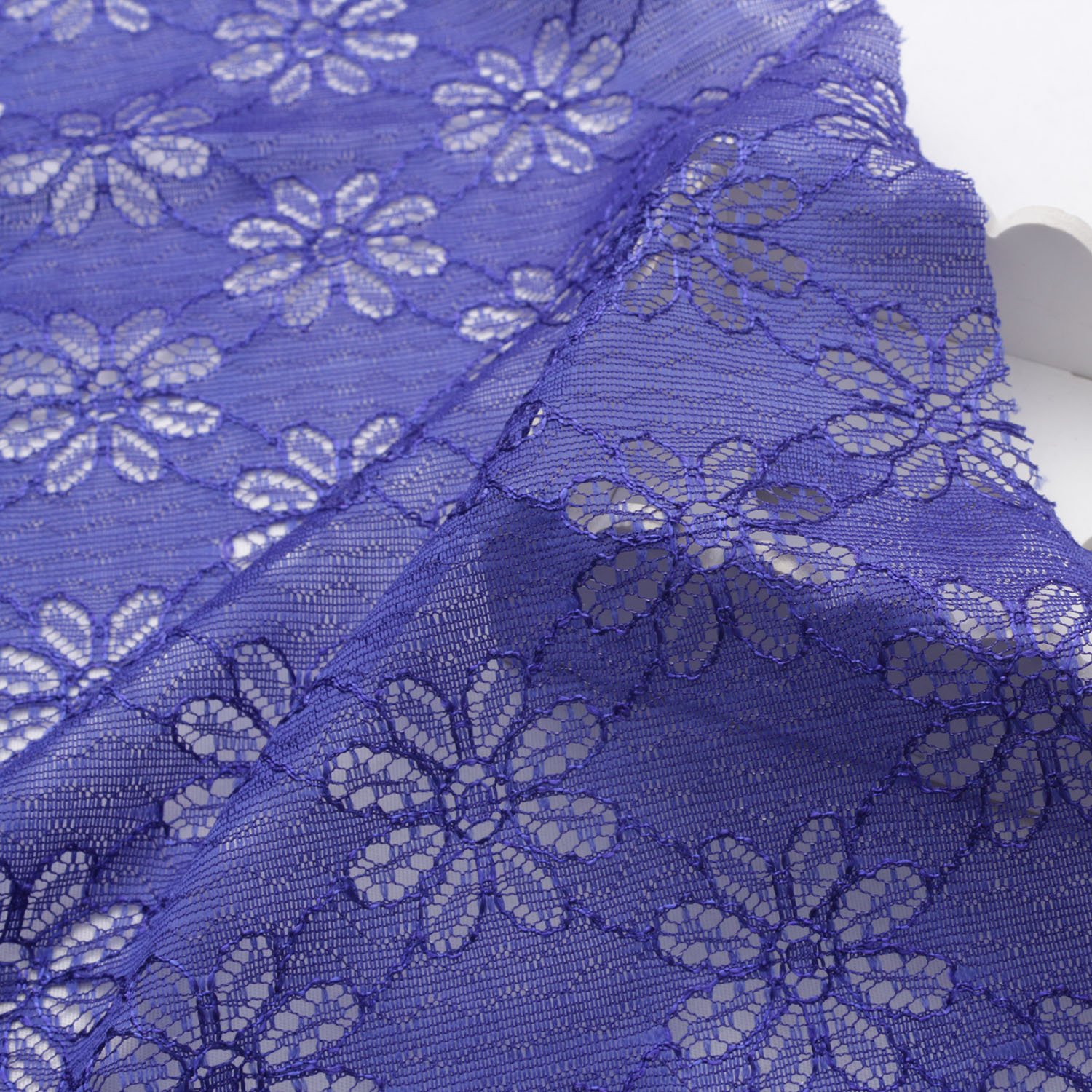 2023 Wholesale Multi-color 90 Nylon 10 Spandex Stretchy Lace Fabric For Women Clothing