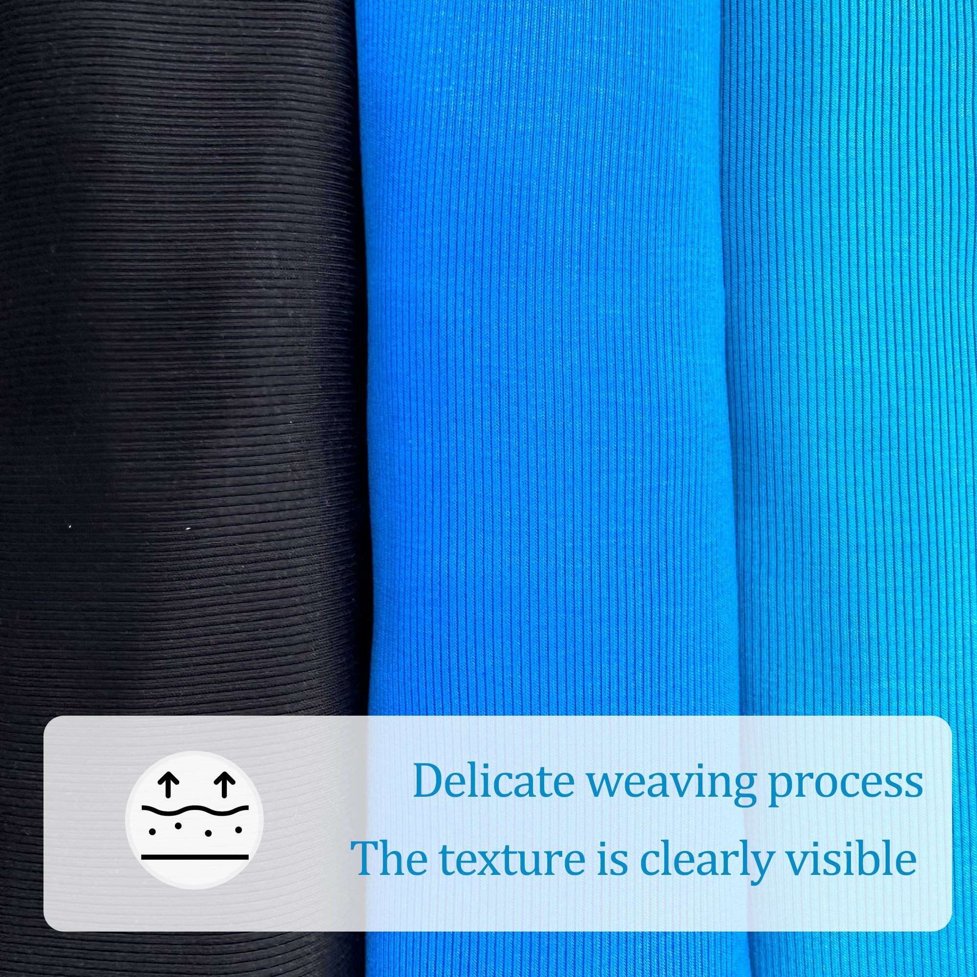 Soft comfortable recycled fabric 280gsm 75.70% viscose +20.09% nylon +4.21% spandex double knitted fabric for garment