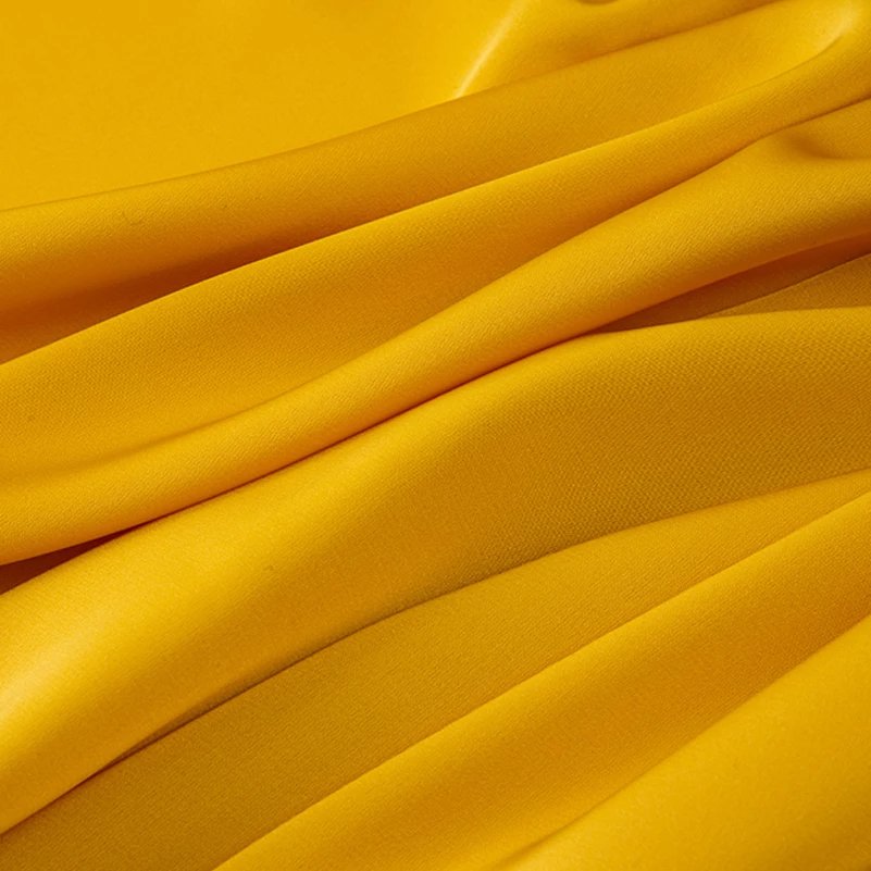 Polyester Satin Chiffon Fabric For Clothes Pajama Shirt Micro Elastic Fabric