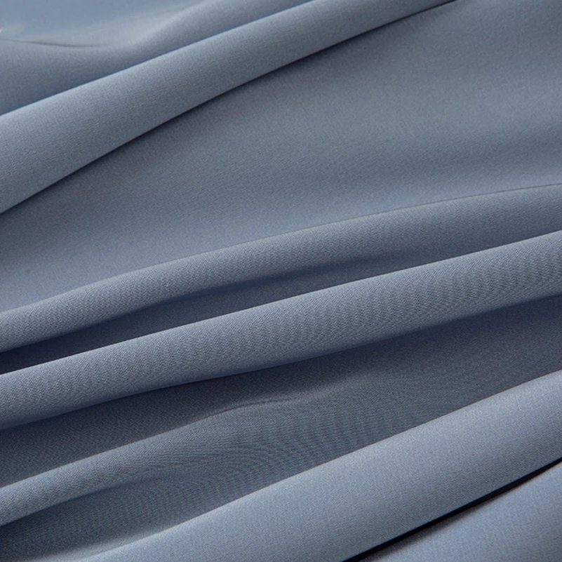Polyester Satin Chiffon Fabric For Clothes Pajama Shirt Micro Elastic Fabric