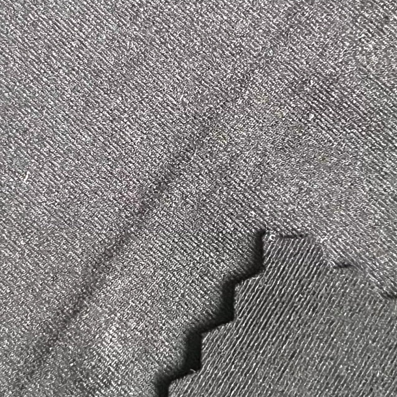 Modern Latest Custom-Made Stock High Elastic Ribbed Nylon Spandex Fabric Weft Knitted For Yoga Leggings