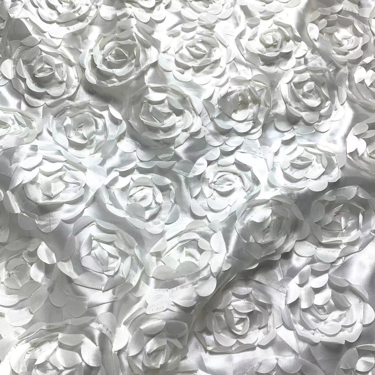 2022 hot sales embroidery fabric 3D flower lace fabric for dress