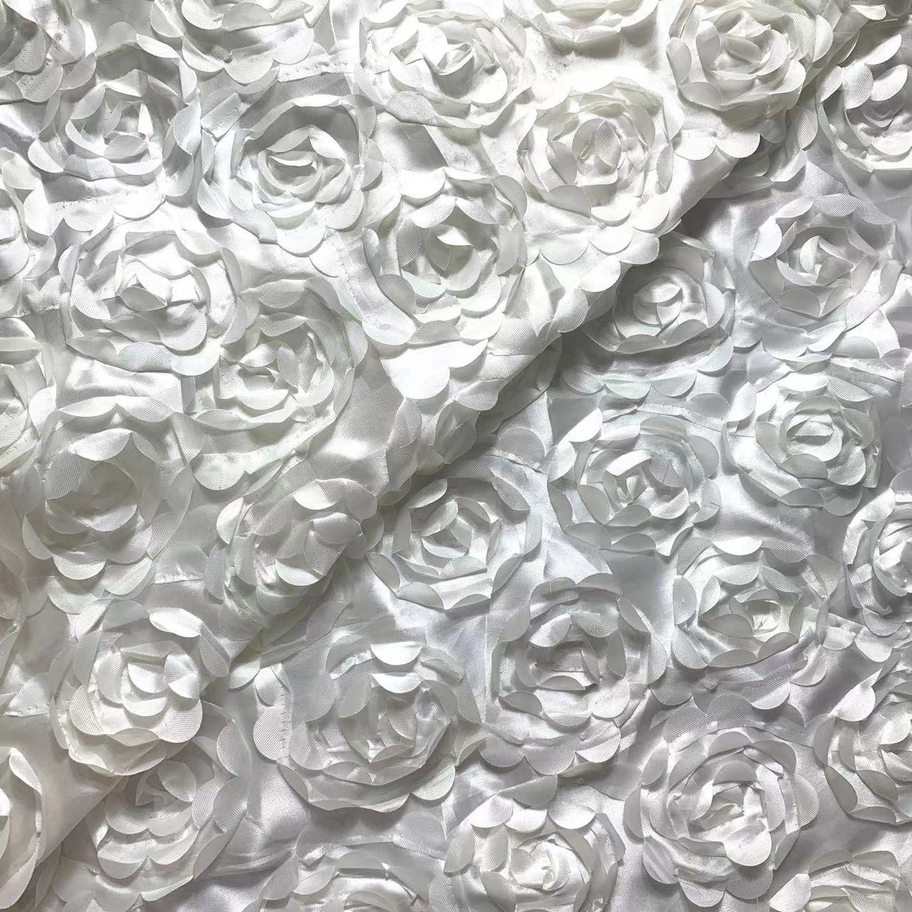 2022 hot sales embroidery fabric 3D flower lace fabric for dress