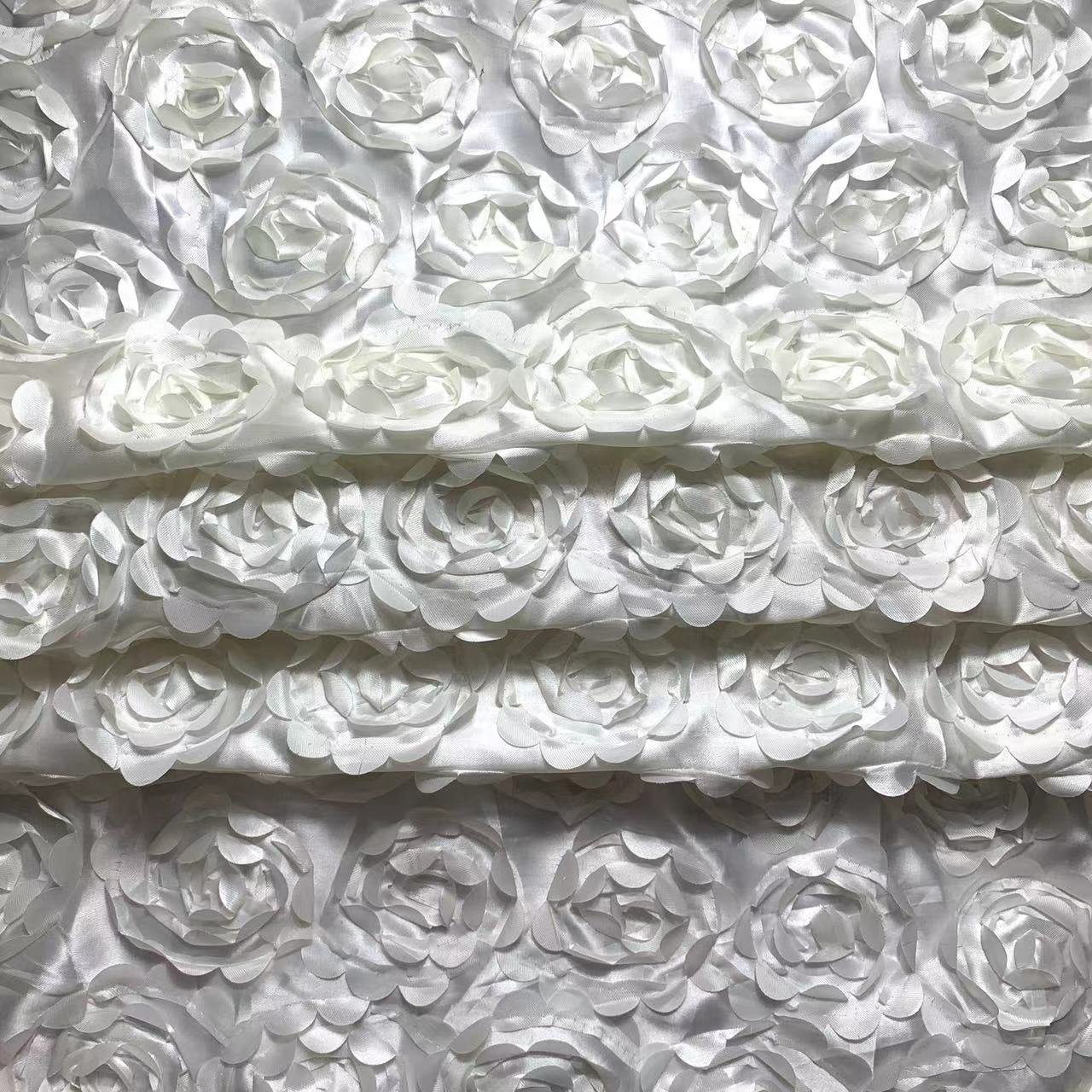 2022 hot sales embroidery fabric 3D flower lace fabric for dress