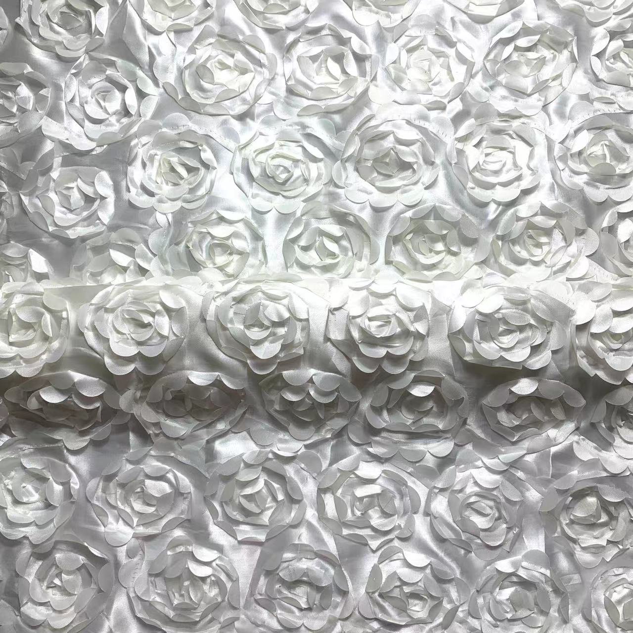 2022 hot sales embroidery fabric 3D flower lace fabric for dress