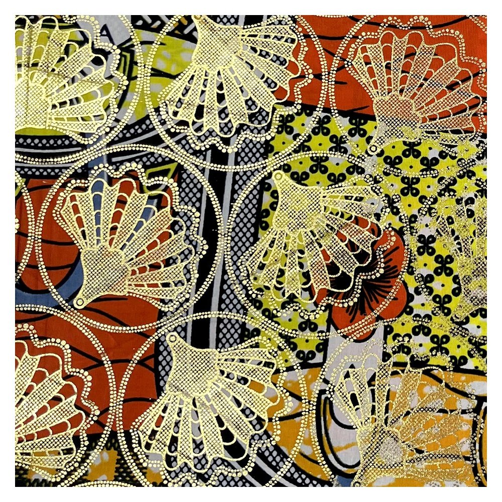 Mikemaycall 100% cotton Ankara prints fabrics African fabrics super golden grand wax