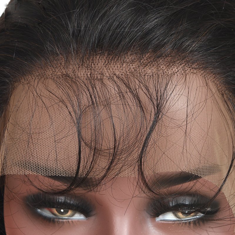150% 180% Density Hair Black Natural Color Body Wave Human Hair 4x4 Transparent Lace Front Wigs For Women Vietnamese Hair Wig
