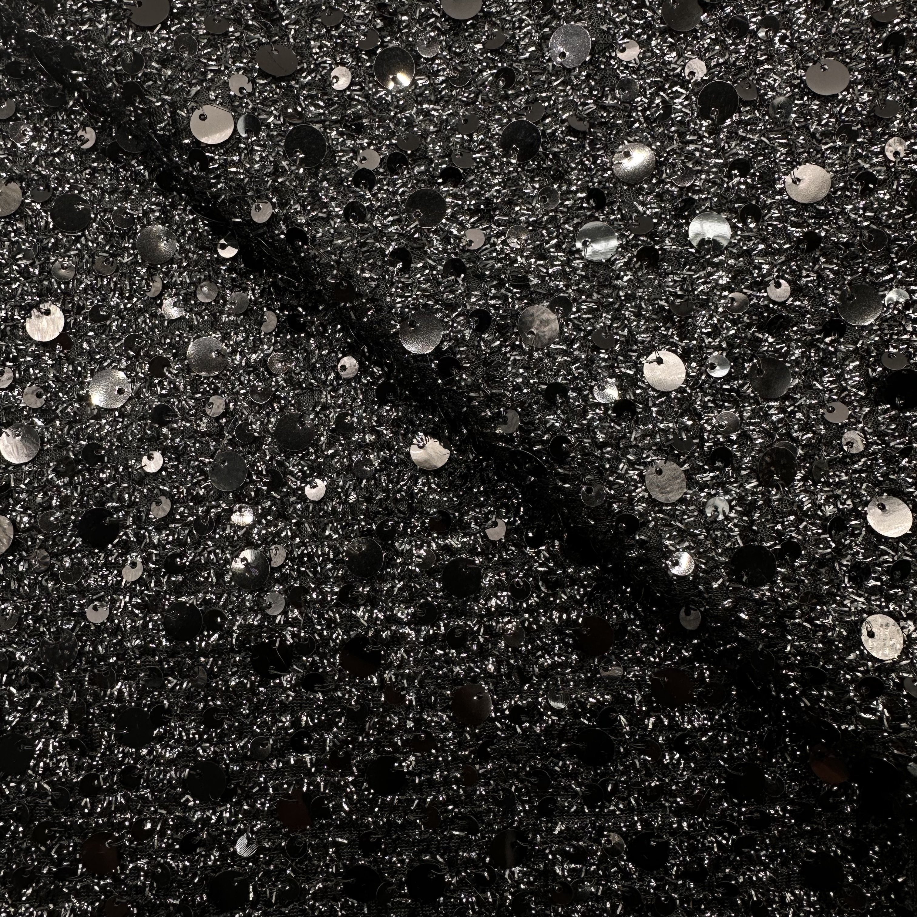 Wholesale designer fashion 100%polyester 160gsm embroidery sequin lace fabric for women dress