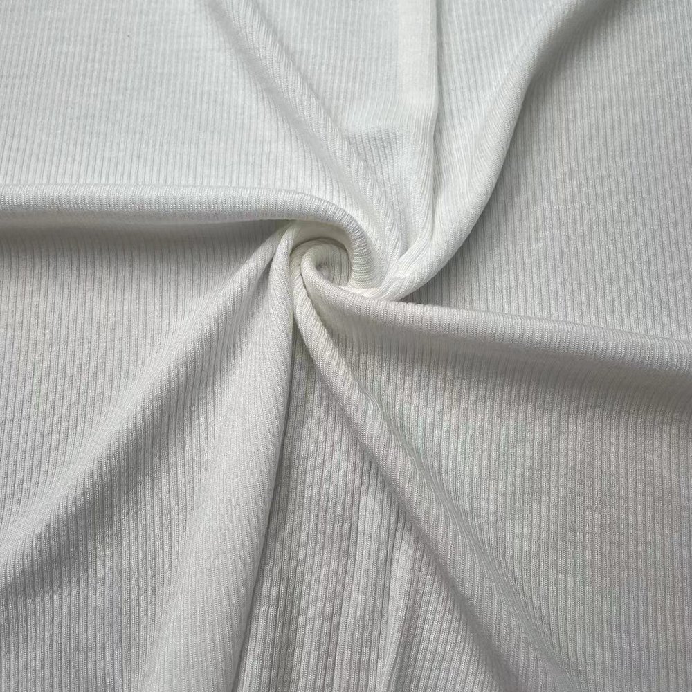 300GSM High Quality Clothing Fabric Modal 2*2 Rib Fabric Knitting Fabric for Garment