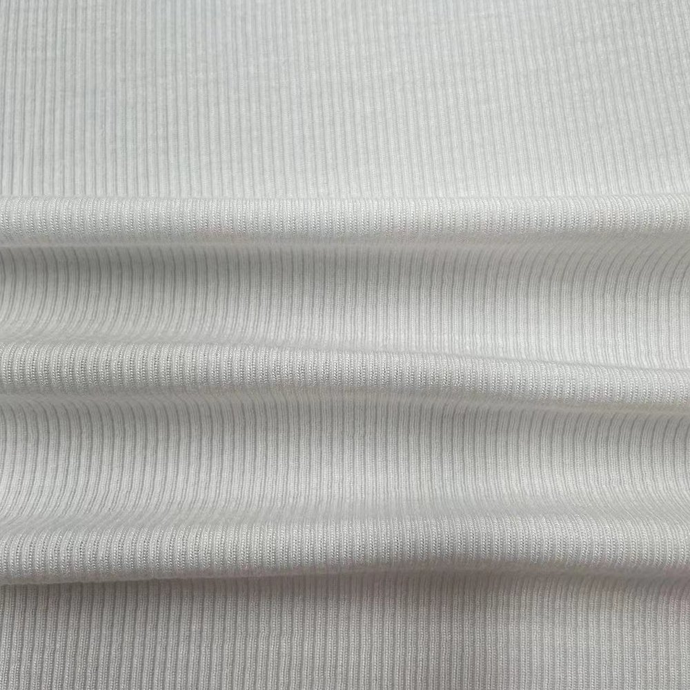 300GSM High Quality Clothing Fabric Modal 2*2 Rib Fabric Knitting Fabric for Garment
