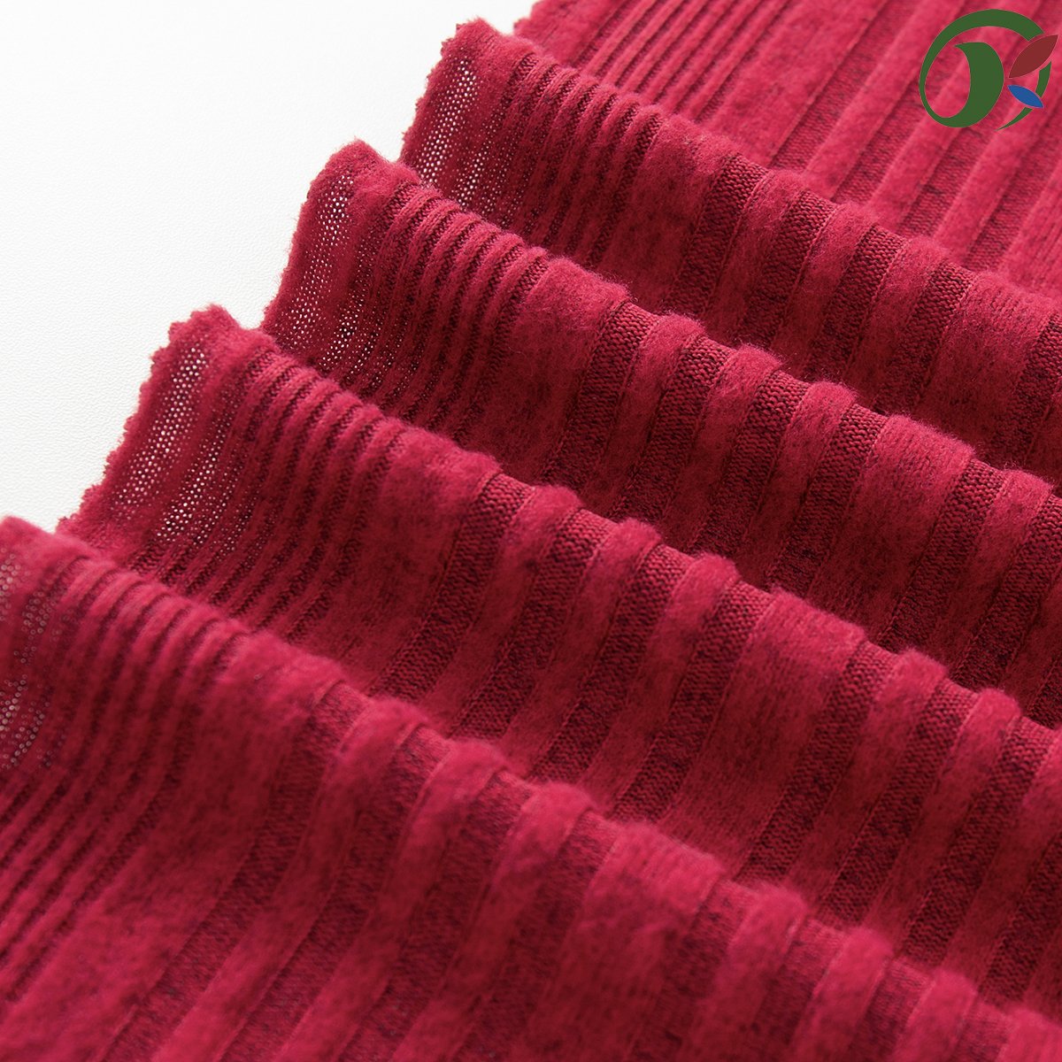 Irregular velvet polyester spandex ribbed knitted fabric suitable for T-shirts