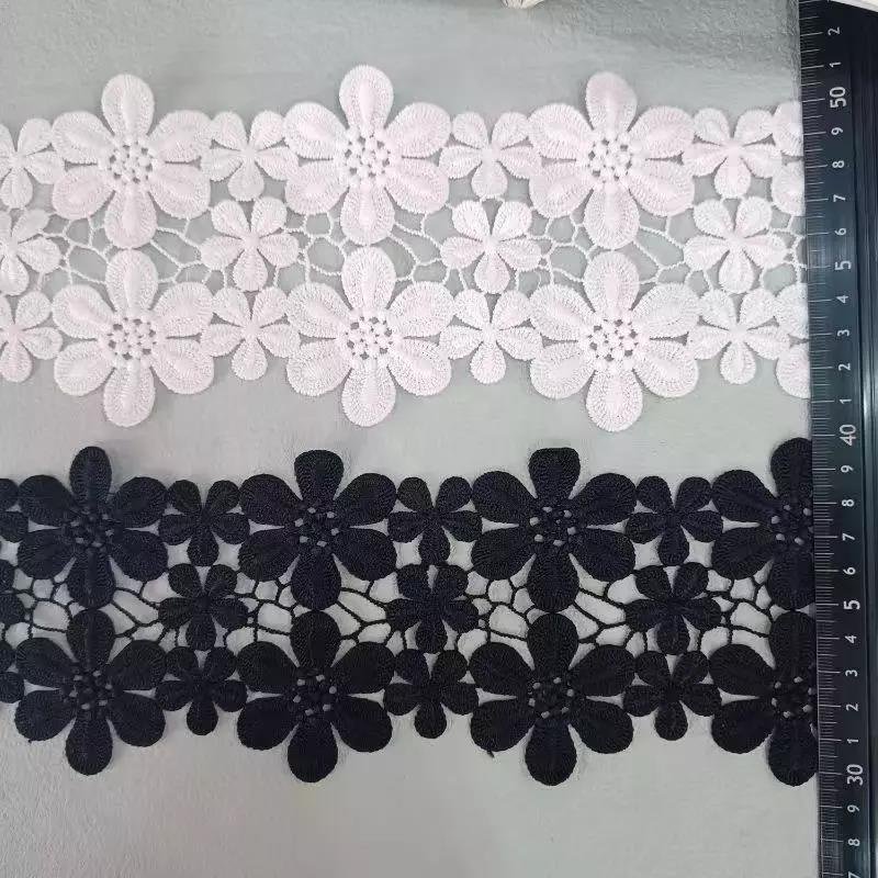 Fashion new 10 cm high end polyester embroidery lace decoration wedding dress accessories curtains clothing