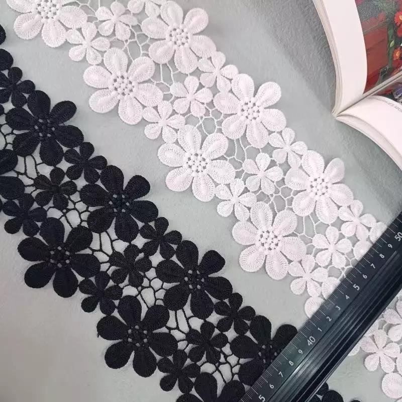 Fashion new 10 cm high end polyester embroidery lace decoration wedding dress accessories curtains clothing