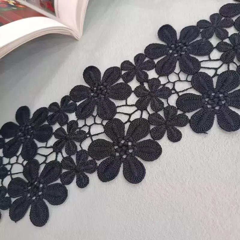 Fashion new 10 cm high end polyester embroidery lace decoration wedding dress accessories curtains clothing