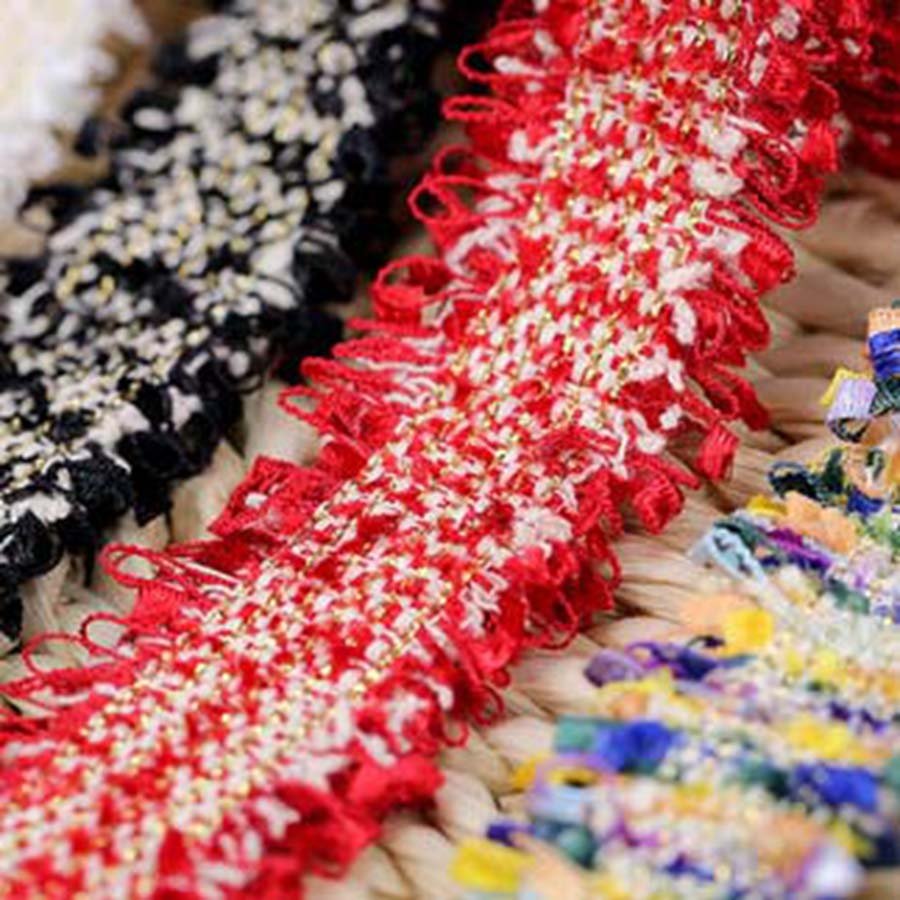 COOMAMUU Korean Braid Sewing Lace Bohemia Decorative Crochet Flowers Ribbons Cotton Blends Fabric DIY Headband Cloth Craft