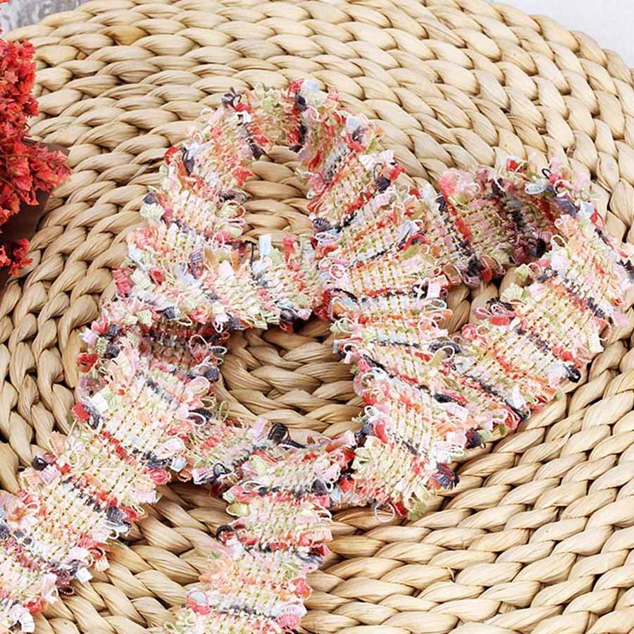 COOMAMUU Korean Braid Sewing Lace Bohemia Decorative Crochet Flowers Ribbons Cotton Blends Fabric DIY Headband Cloth Craft