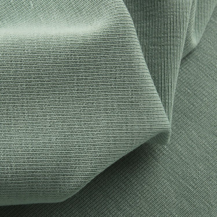 China Manufactory 1x1 rib knitted fabric urban rib fabric cotton 1x1 french rib fabric for shirt