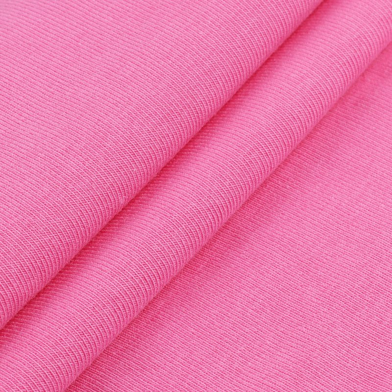 China Manufactory 1x1 rib knitted fabric urban rib fabric cotton 1x1 french rib fabric for shirt
