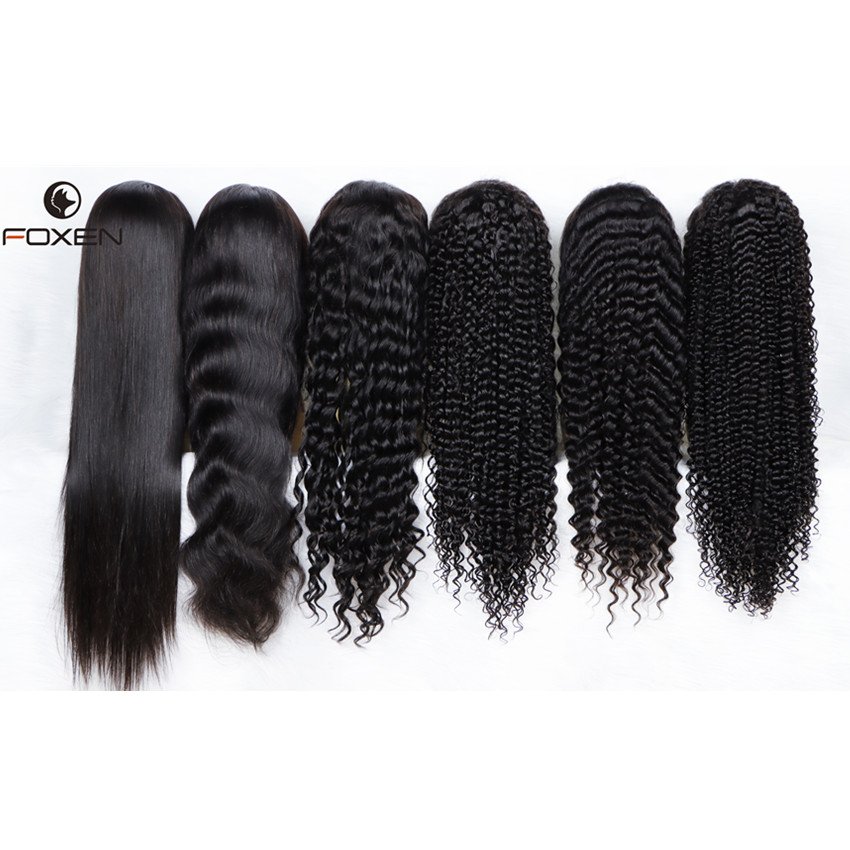 Wholesale 100% Raw Indian Cuticle Aligned Hair 130% Pre Pluck 13x4 Transparent Frontal Swiss Lace Front Wig for Black Women