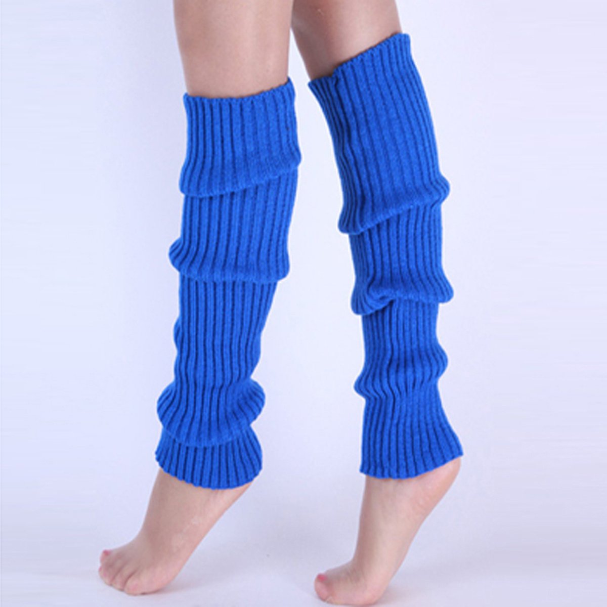 Classic Knit Leg Warmers, Rib-Knit Knee-High Leg Warmer Socks, Women's Stockings & Hosiery