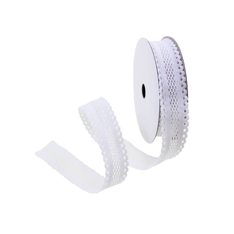 New Arrival 5/8'' Trim Lace Fabric Stretch Elastic Ribbon For DIY Crafts