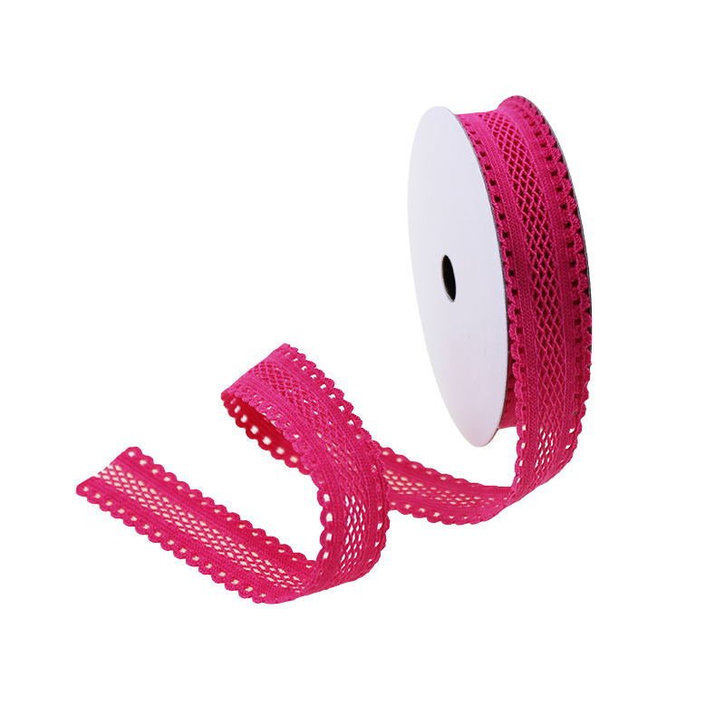 New Arrival 5/8'' Trim Lace Fabric Stretch Elastic Ribbon For DIY Crafts