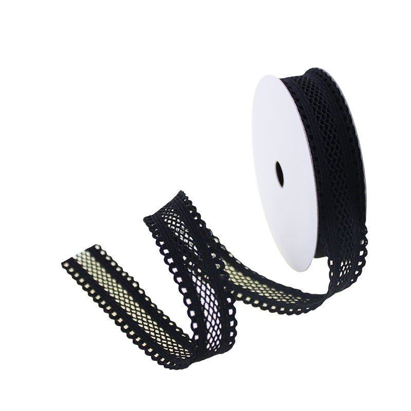 New Arrival 5/8'' Trim Lace Fabric Stretch Elastic Ribbon For DIY Crafts