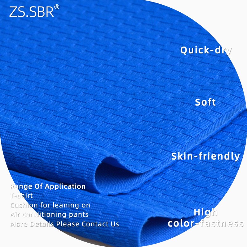 40D Nylon Warp Knitted Jacquard Honeycomb Stretch Fabric Three-dimensional Embossed Convex Square Air Sportswear/Dresses