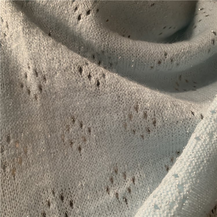 Stock Imitation Silk Embroidery Fabric Cotton Embroidered Lace Fabric
