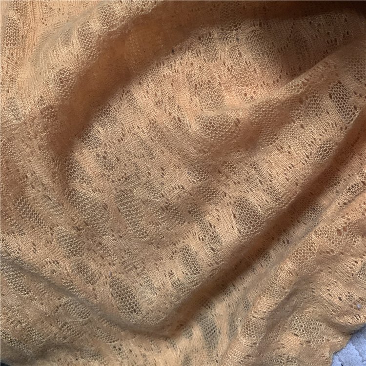 Stock Imitation Silk Embroidery Fabric Cotton Embroidered Lace Fabric